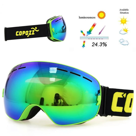 Anti-Fog Ski Goggles